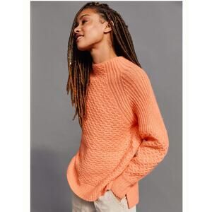 Anthropologie Bia Mock Neck Tunic Sweater